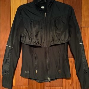 Nike Women's Black Fit Dry running Jacket
